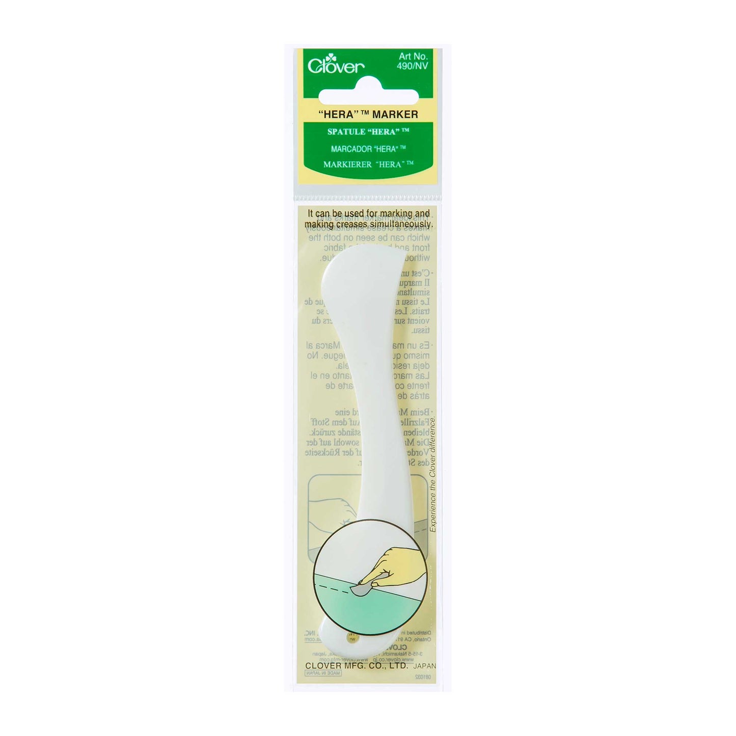 Clover Hera Marker for Quilting — Mark Straight Lines Without Chalk or Pens