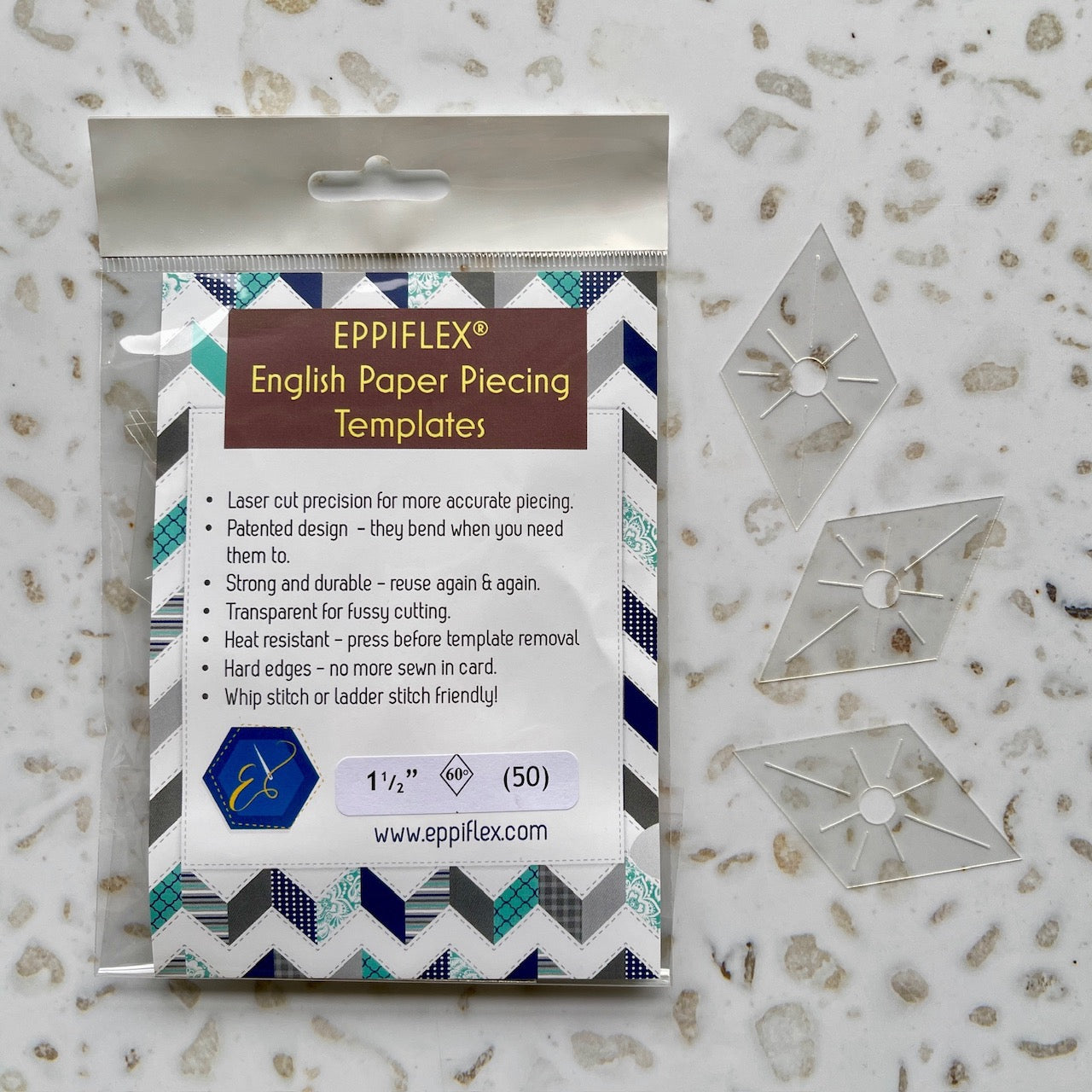 60 Degree Diamonds - Eppiflex EPP Templates