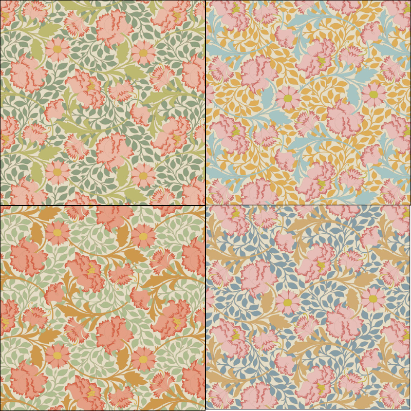 Big Blooms Tilda Songbird Fabric Bundle