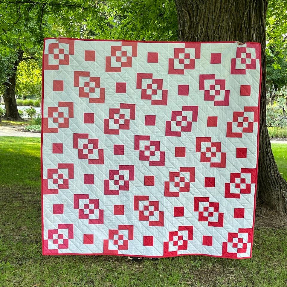 Bento Box Quilt in the Garden