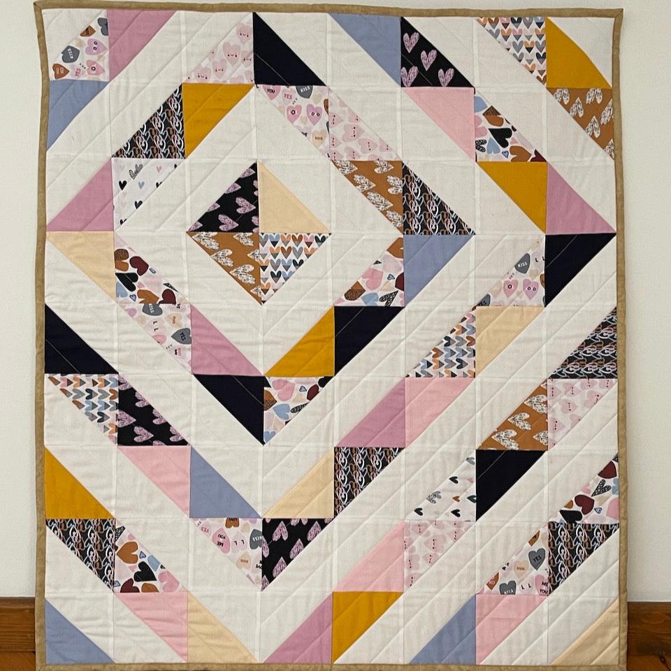 The Half Square Triangle (HST) Wall Hanging