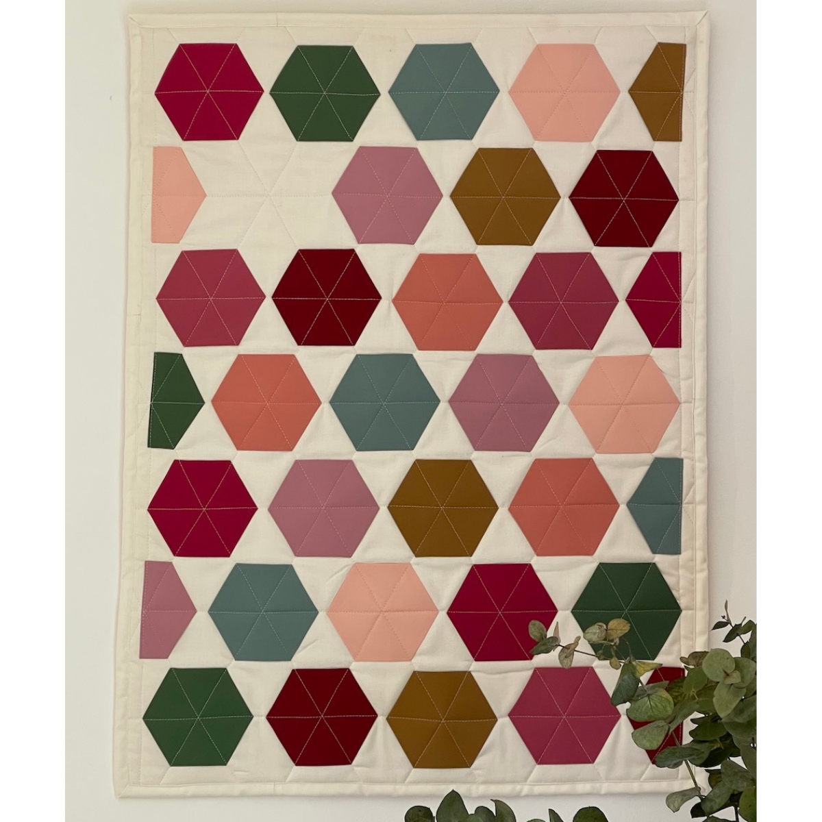 Bright Star Wall Hanging - Quilt as You Go Paper Pattern