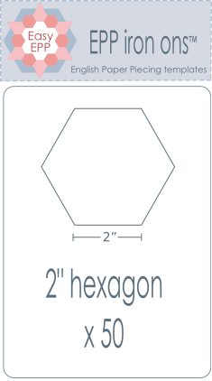 2” Hexagons – EPP Iron Ons