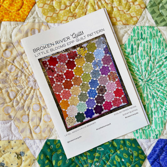 Little Blooms EPP Quilt - Scrap EPP Paper Pattern