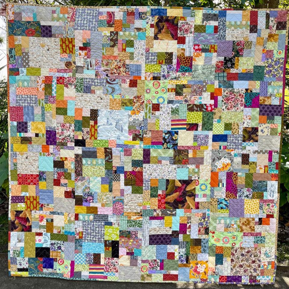Scrap Quilt - A Scrap Busting Quilt PDF Pattern – Broken River Quilts
