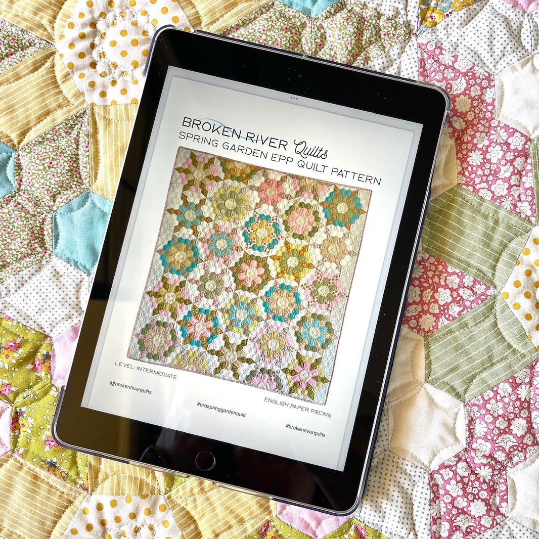 Springtime Garden Quilt Pattern Spring Garden Quilt Collection – Broken River Quilts